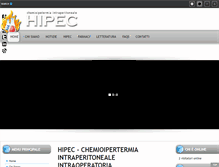Tablet Screenshot of hipec.it